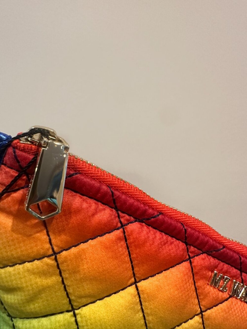 MZ WALLACE AVERY W/ CORNERS POUCH – LIMITED EDITION RAINBOW PRINT | XS | NWT - Picture 9 of 10